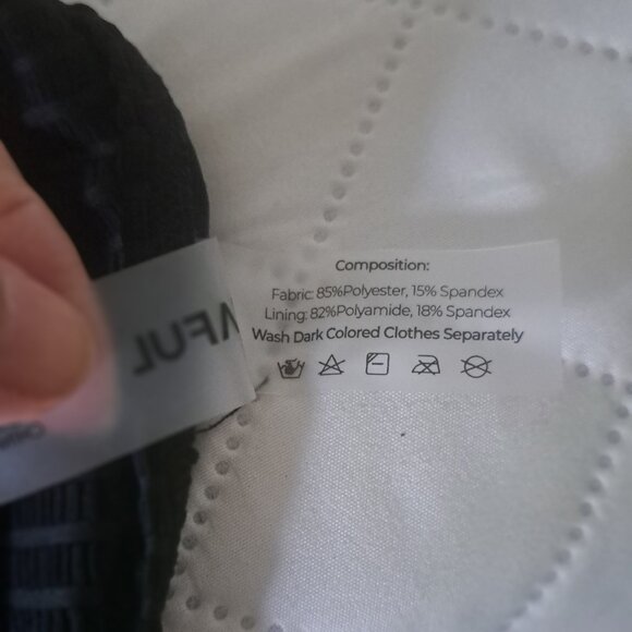 ZAful Ribbed One Piece Scoop Neck High Cut Spaghetti Strap Bathing Suit Lg NWT - Picture 9 of 9